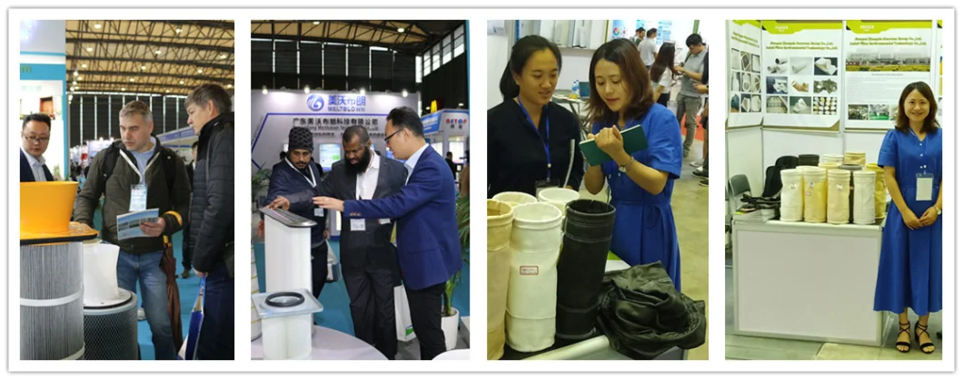 550GSM กระเป๋ากรองพอลิเอสเตอร์ PTFE Membrane สําหรับโรงงานผลิตซีเมนต์ไฟฟ้าเหล็ก 10