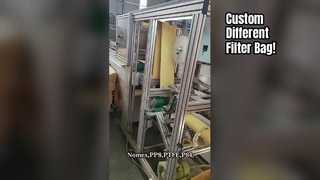 ถุงกรอง PTFE Nomex โพลีเอสเตอร์