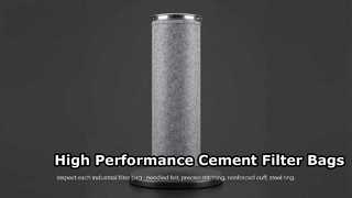 ถุงกรอง PTFE โพลีเอสเตอร์แบบกำหนดเองสำหรับการควบคุมฝุ่นซีเมนต์