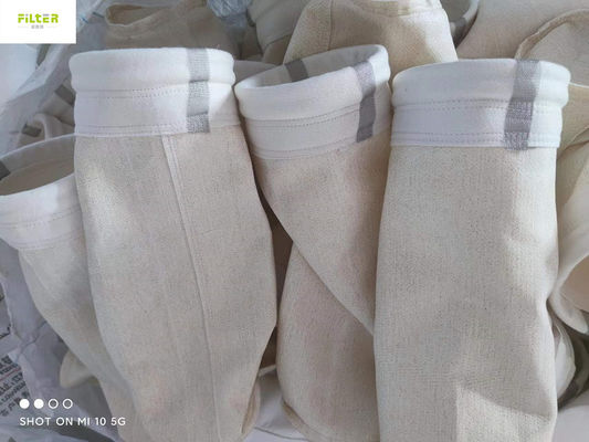 ถุงกรองเก็บฝุ่น Nomex Aramid กับ SS Ring Top