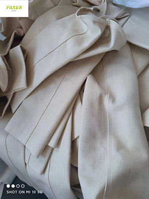 ปรับปรุงความร้อนสูง 550GSM Nomex Aramid Filter Sleeves สําหรับอุตสาหกรรมฝุ่น