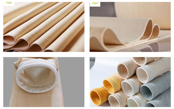 PP Aramid PPS PTFE สายใยแก้ว เครื่องเก็บฝุ่น กว้างผ้ากรอง 2.2m 450 - 800gsm