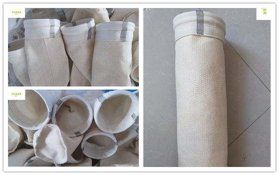 เครื่องเก็บฝุ่น PTFE Membrane Polyester Nomex Filter Bag สําหรับการทําความสะอาดแก๊ส