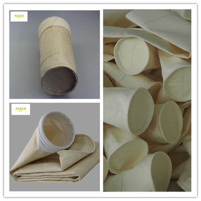 เครื่องเก็บฝุ่น PTFE Membrane Polyester Nomex Filter Bag สําหรับการทําความสะอาดแก๊ส