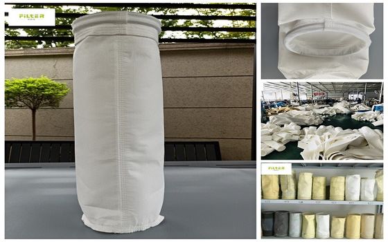 เครื่องเก็บฝุ่น PTFE Membrane Polyester Nomex Filter Bag สําหรับการทําความสะอาดแก๊ส