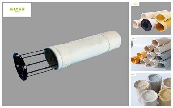 Nomex Polyetser PPS ถุงเท้ากรองใยแก้ว Custom 300GSM ~ 850GSM