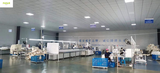 โพลิเอสเตอร์อุตสาหกรรม Nomex Aramid Filter Sleeves สําหรับโรงงานเหล็ก ซีเมนต์ กางเกง