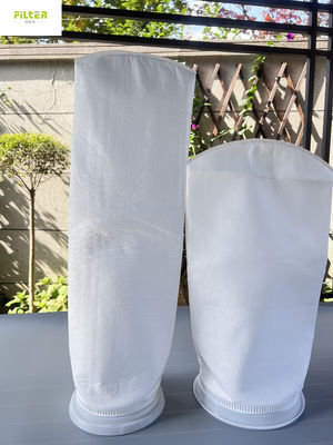 PP 1 มิกรออน 200 มิกรออน ถุงกรองของเหลว 7 "X32" ด้วยแหวนพลาสติก