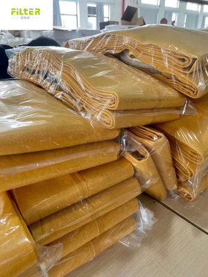 พอลิเอสเตอร์ PP Nomex PPS PTFE P84 ผ้ากรองใยแก้ว 350gsm ~ 850gsm