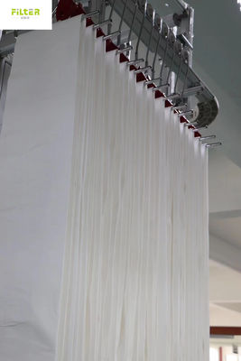 ถุงกรองเก็บฝุ่น PTFE 100% โพลิเอสเตอร์สําหรับซีเมนต์เผาผืนขยะอุตสาหกรรม