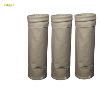 ถุงกรองอากาศฝุ่นอุณหภูมิสูง สําหรับอุตสาหกรรมซีเมนต์ ถุงกรองเก็บฝุ่น