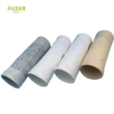 เฟลท์เข็ม Nomex PTFE PPS P84 กระเป๋ากรองอุณหภูมิสูง