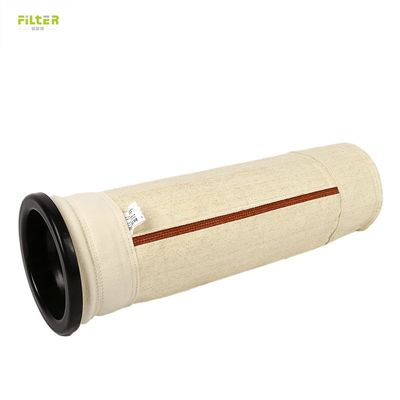 กระเป๋ากรอง P84 Polyamide Nomex PTFE อุณหภูมิสูง สําหรับเครื่องเก็บฝุ่น