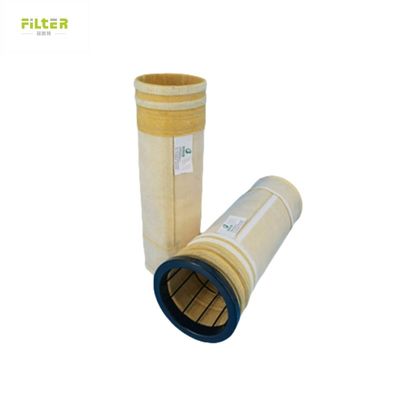 การใช้เครื่องกรองอากาศ Nomex Polyester PPS PTFE กระเป๋ากรองใยแก้วสําหรับโรงงานผสมแอสฟัลต