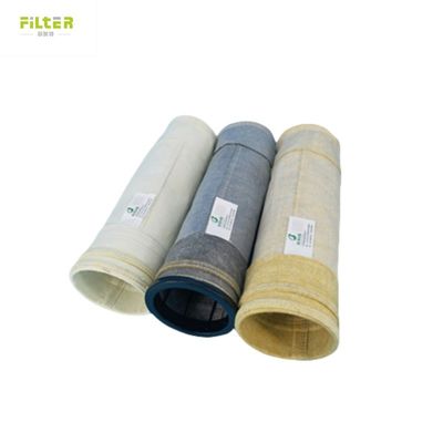 550GSM P84 กระเป๋าฝุ่น PTFE กระเป๋าฝุ่นเคลือบผิว กระเป๋ากรองดี