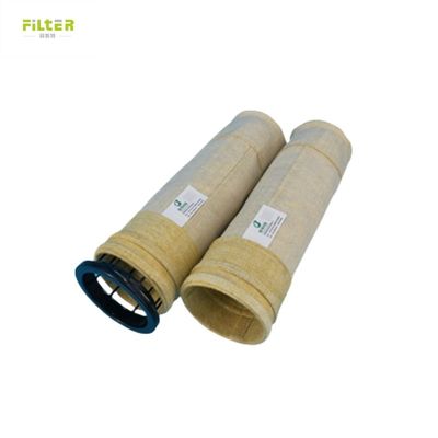 P84 ถุงกรองผสม Nomex ถุงกรองฝุ่น อุตสาหกรรมเคมี ถุงกรองฝุ่น PTFE Coating