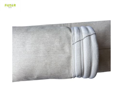 550gm Nomex ถุงกรอง ถุงกรองอากาศเก็บฝุ่น 166X3600mm