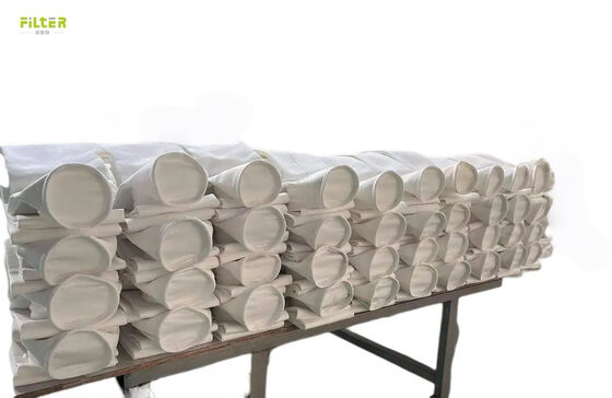ถุงกรองอุณหภูมิสูงพอลิเอสเตอร์ที่ออกแบบมาเพื่อความทนทานต่อกรดและอัลคาลีและยาวนานในการเก็บปูนและปูนอุตสาหกรรม