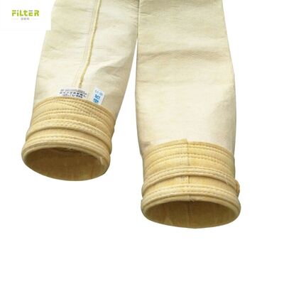 ถุงกรอง Baghouse ที่ทนความร้อนสูง ผลิตจากใยแก้ว 100% สําหรับเครื่องเก็บฝุ่นโรงงานแอสฟัลต