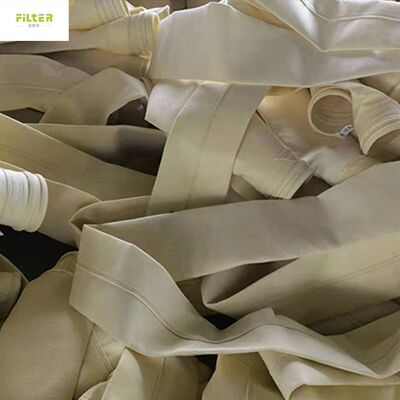 ถุงกรองเก็บฝุ่น ผลิตจากพอลิเอสเตอร์ โนเม็กซ์ PTFE PPS P84 สายแก้วสําหรับเก็บฝุ่นในเหมืองถ่านหินซีเมนต์และโรงงานเหล็ก