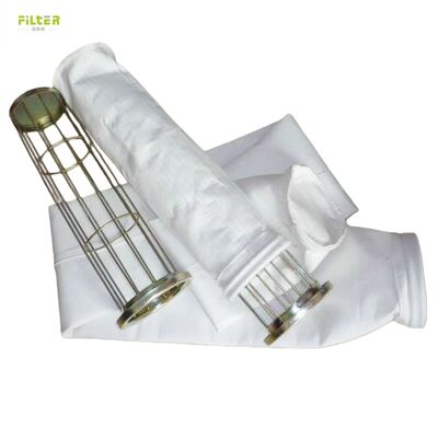 ถุงกรองพอลิเอสเตอร์อารามิดที่มีเคลือบ PTFE สําหรับการใช้งานในการเผาไหม้อุตสาหกรรม ความแข็งแรงในการดึงสูงและความทนทานต่อสารเคมี
