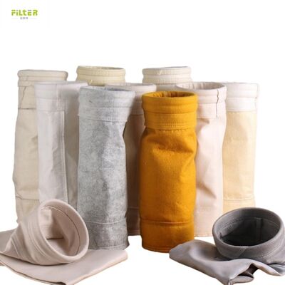 Heat resistant Nomex PTFE Fiberglass P84  dust bags for Industrial boilers