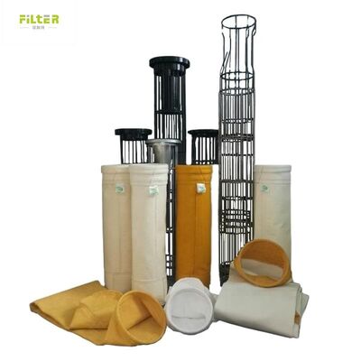 อายุยาว P84 Aramid Polyester PPS ถุงกรอง PTFE สําหรับโรงงานเหล็ก