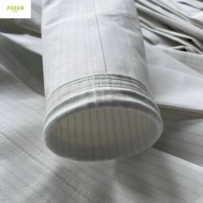 ถุงกรอง P84 ที่สามารถปรับแต่งได้ ผลิตด้วยผ้ากรอง 550 GSM P84 สําหรับระบบเก็บฝุ่นอุตสาหกรรมต่าง ๆ