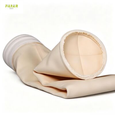 ถุงกรอง OEM อะรามิด Nomex PPS โพลีเอสเตอร์ PTFE สำหรับกรองอากาศ
