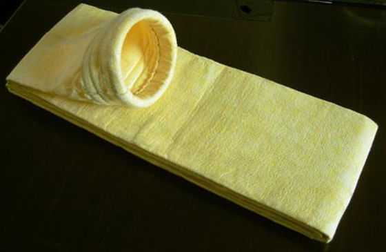 Anti - Acid FMS Fiberglass Filter Bag 800GSM 1000mm~8000mm Length