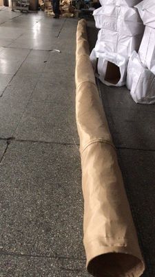 การกําจัดฝุ่น ถุงกรองกระเป๋าสายใยแก้ว 630GSM ทนต่ออุณหภูมิสูง