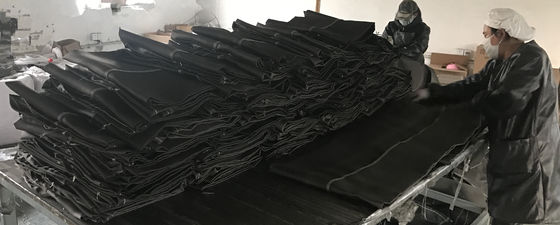 การกําจัดฝุ่น ถุงกรองกระเป๋าสายใยแก้ว 630GSM ทนต่ออุณหภูมิสูง