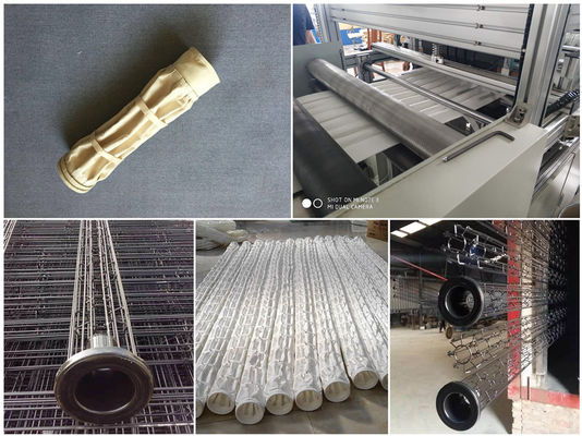 โรงไฟฟ้า กระเป๋ากรองเก็บฝุ่นพอลิเอสเตอร์ / อารามิด / PPS / PTFE