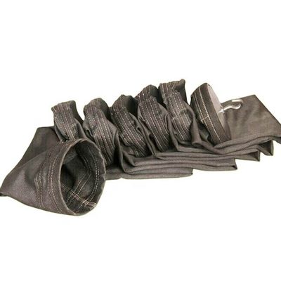 อุณหภูมิสูง 630GSM 7 แหวน 260 องศา RABH ถุงกรองใยแก้วสําหรับโรงไฟฟ้า