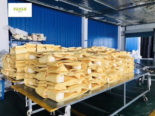 550gm Anti Acid Alkali Industrial Filter Cloth สําหรับโรงงานซีเมนต์