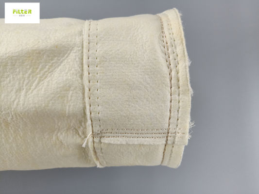 750GSM กระเป๋ากรองเส้นแก้ว PTFE Membrane สําหรับโรงงานซีเมนต์ โรงงานเหล็ก