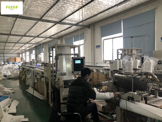 750GSM กระเป๋ากรองเส้นแก้ว PTFE Membrane สําหรับโรงงานซีเมนต์ โรงงานเหล็ก