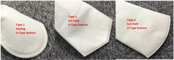 ถุงเท้ากรองเหลว PP 100 ไมครอนตามสั่ง