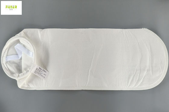 กระเป๋ากรองเหลวเส้นเย็บด้วย SS304 แหวน 25 ไมครอน PP